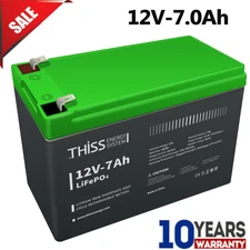 7Ah 12V Cycle Rechargeable Energy Storage& Off Grid Application Lithium Battery