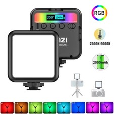 Ulanzi VL49 RGB LED Video Light 2500K-9000K, 800LUX, 2000mAh, 3 Cold Shoe