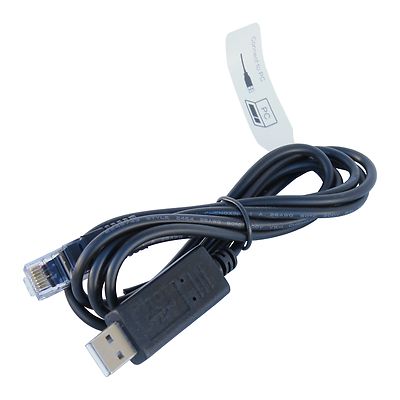 RJ45 auf USB Kabel zum Anschluss eines Solarladereglers an einen PC / Computer (1,5m) 