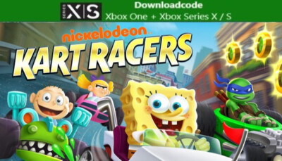NEU für XBOX One Series X S Spiel Nickelodeon Kart Racers Game Key Email 24h