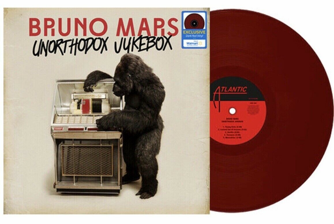 BRUNO MARS UNORTHODOX JUKEBOX VINYL NEW! LIMITED RED LP