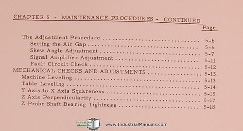 Sheffield Bendix Cordax DCC, Measuring Machine, Operations & Repair Manual 1975 - Picture 7 of 8