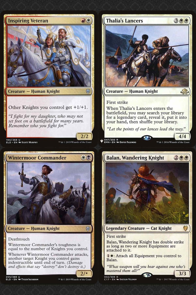 mtg knight deck commander MTG Commander Deck EDH Deck Sidar Jabari of Zhalfir 100 Magic Cards Custom  Deck Knights Knight Deck