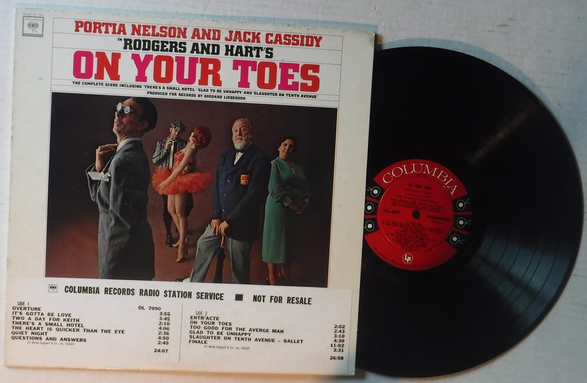 その他 On Your Toes [CD] ON YOUR TOES – STUDIO CAST – 12 INCH 33 RPM VINYL LONG PLAY ALBUM