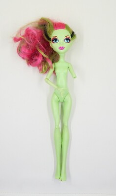 Monster High Venus McFlytrap Gloom And Bloom Nude Doll Missing Arm