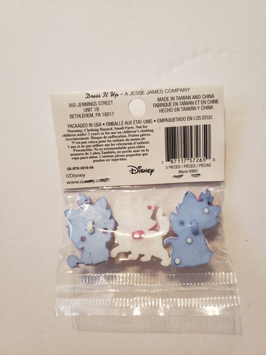 Marie ~ Disney Licensed Shank Buttons /Dress It Up Jesse James - Picture 5 of 7