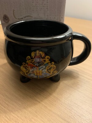 harry potter mug handpainted 3d cauldron bnib rare collectable