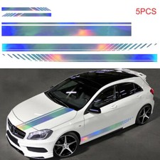 Car Stickers Hood Roof Cover Door Side Rear-view Mirror Laser Reflective Decal 