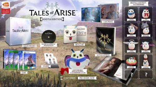 Tales of Arise Collector's Edition (PlayStation 4, 2021) PS4 HOOTLE EDITION - Foto 2 di 2