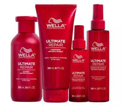 Wella Professionals Ultimate Repair Miracle Hair Rescue PRO 95ml + Step 1,2,&4