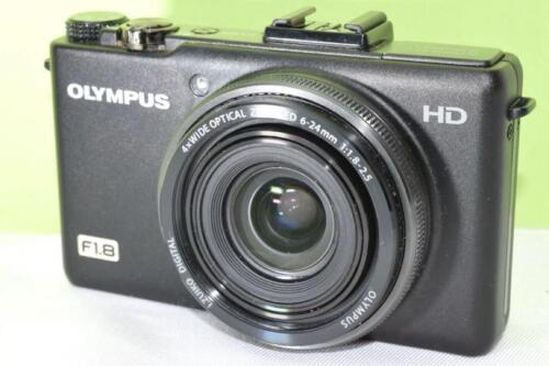Appareil photo numérique compact Olympus XZ-1 ZUIKO objectif couleur noir d'occasion bel article - Photo 1/4
