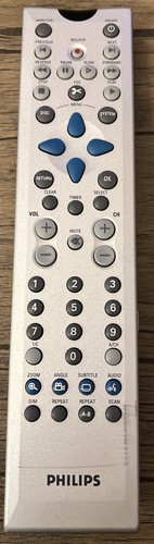 PHILIPS RC2056/01 DVD Recorder Remote Control DVDR985 DVDR980 DVD-R980 Tested