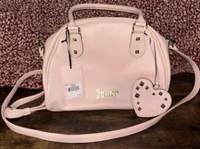 Juicy Couture Pink All Out Of Love Satchel Crossbody Purse Shoulder *NWT**