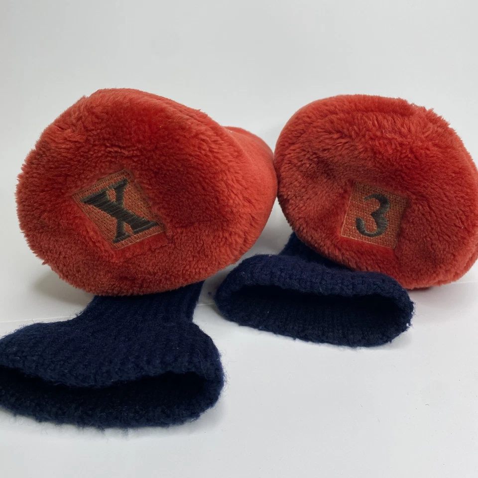 Juego de fundas para cabeza de club de golf Georgia Bulldogs NCAA fútbol Pom Pom retro X y 3 Foto 4 de 4