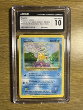 Squirtle 001/034 Trading Card Game Classic Holo CGC 10 GEM MINT ENGLISH