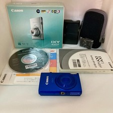 Canon IXY 420F Blue compact digital camera made in japan