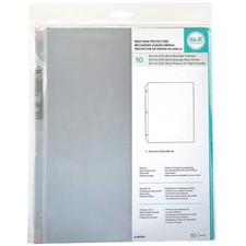 We R Memory Keepers We R Ring Photo Sleeves 8.5"X11" 10/Pkg-Full Page 3Pk 