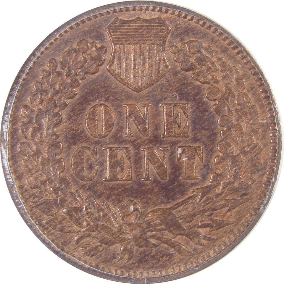 1878 Indian Head Cent MS 60 BN ANACS Penny Uncirculated SKU:I17844 - Image 4 of 4