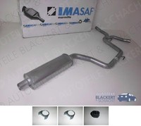 Imasaf Auspuff Mitteltopf + Anbauteile für Alfa 159 + SW 2.2 JTS 2005-2011