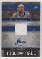 2009 Absolute Memorabilia Tools of the Trade Blue Materials Carlos Boozer 1s6