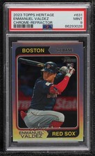2023 Heritage High Number Chrome Refractor /374 Enmanuel Valdez PSA 9 MINT br7