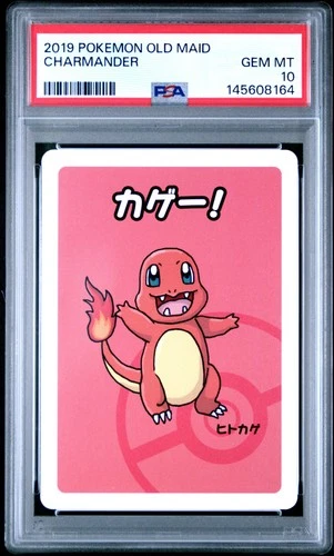 2019 POKEMON OLD MAID CHARMANDER PSA 10