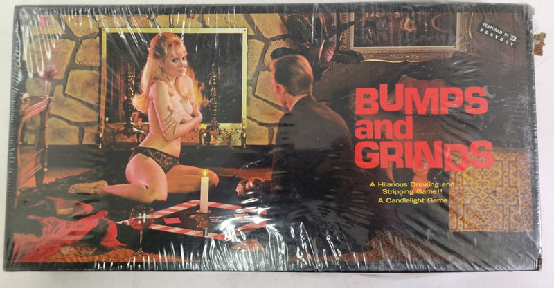 Vintage Bumps And Grinds Adult Game Drinking Stripping Playboy 80's - (F) #27E