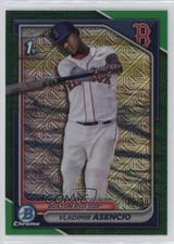 2024 Bowman Chrome Mega Box Green Mojo Refractor 39/99 Vladimir Asencio ms9