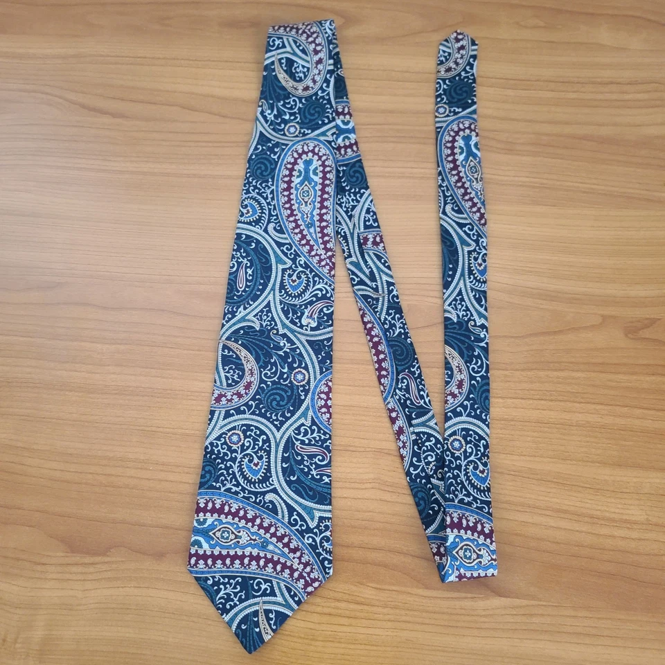 Corbata Claybrooke Pura Seda 100% Seda Hecha a Mano Foto 2 de 4