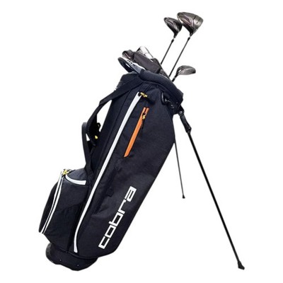Cobra Fly XL 2 Herren 11 Stück Stahl Golf Paket Set & Standbag Brandneu Verpackt