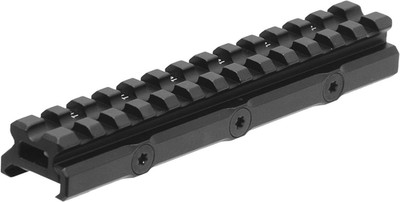 MT-RSX20MOA Inc., UTG Super Slim 20 MOA Elevated Picatinny Mount, 13 Slot, Black