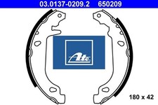 Ate 03.0137-0209.2 Bremsbackensatz 4 Bremsbacken Trommelbremse für Renault 