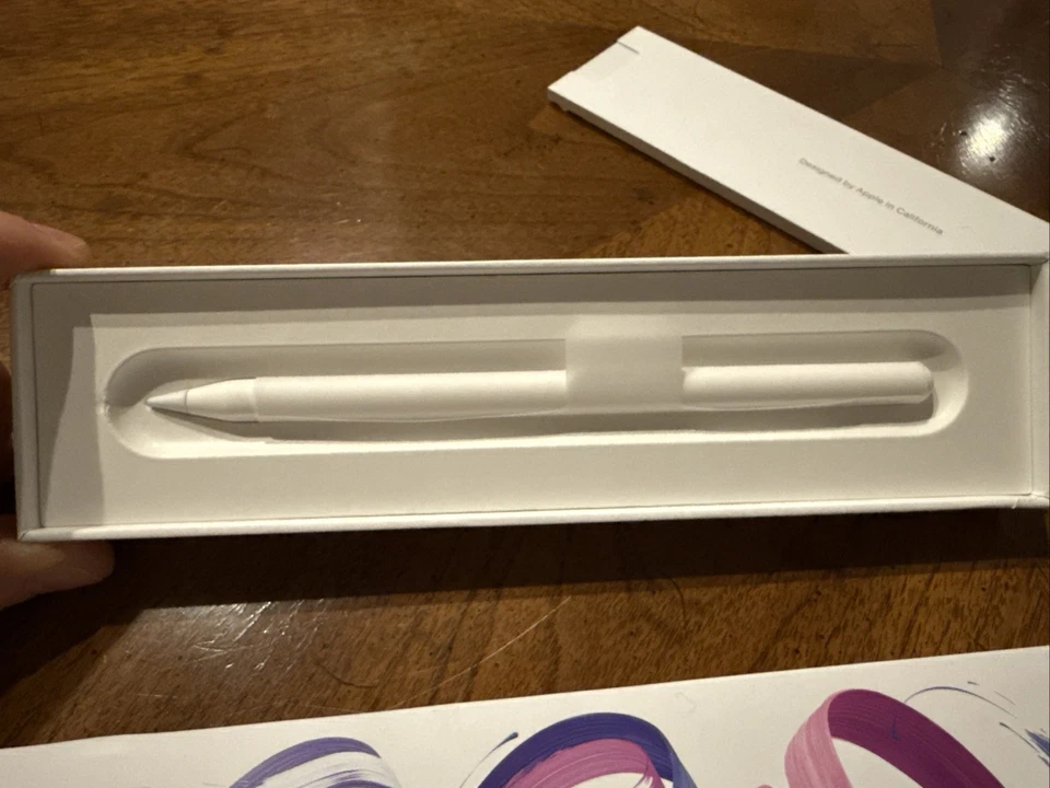 Auténtico Apple Pencil Pro MX2D3AM/A Blanco para iPad Pro M4 y iPad Air M2 Foto 3 de 4