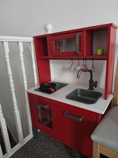 IKEA Children’s Pretend Play Kitchen Great Condition Red
