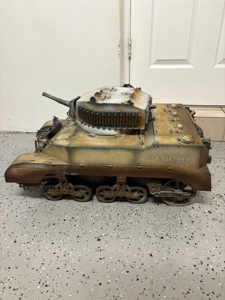 21st Century Toy Ultimate Soldier M5 Stuart Tank 1/6 Scale Remote Control RC - Image 4 of 4