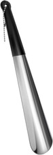 12" Stainless Steel Shoe Horn   Portable with Rubber Grip