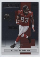 2007 Playoff NFL Playoffs Black Metalized 1/49 Alge Crumpler #5 n1u