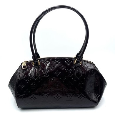 Louis Vuitton Monogram Dark Red Vernis Sherwood Shoulder Bag