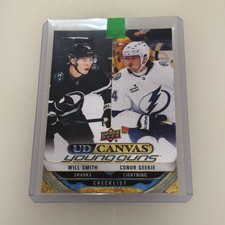 2024-25 Upper Deck Series 2 - Ud Canvas Young Guns Checklist Conor Geekie, Will