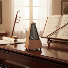 Upright Metronome No Battery Needed Mechanical Metronome Metal Movement