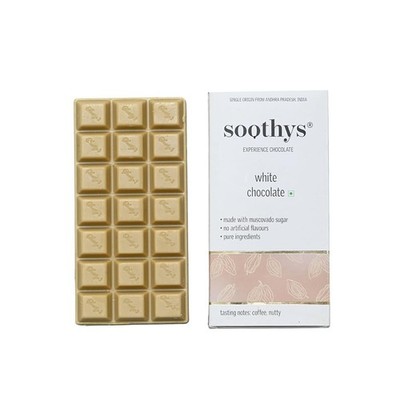 Soothys Classic White Chocolate Bar   88g | Handcrafted (Pack of 6)