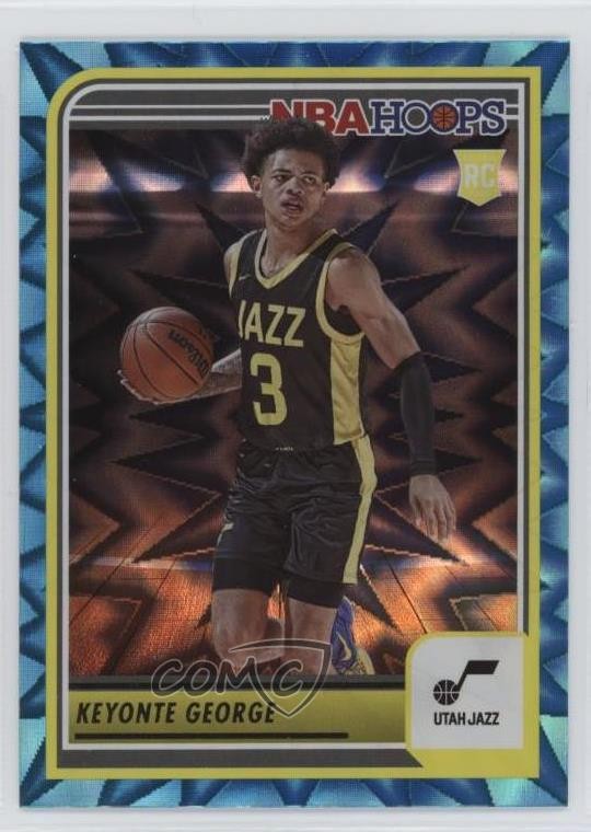 2023 Panini NBA Hoops Rookies Teal Explosion Keyonte George #271 Rookie RC 1x8