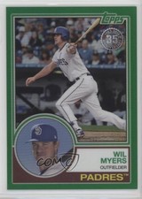 2018 Topps Silver Pack 1983 Design Chrome Series 2 Green 57/99 Wil Myers #62 4c5
