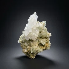 Chlorite-Included Quartz Cluster (Green Phantom Quartz) | Pakistan