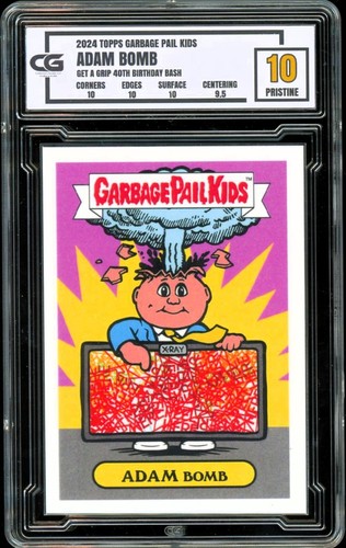 Garbage Pail Kids Get A Grip 40th Anniversary X-Ray Adam Bomb CG 10 PRISTINE