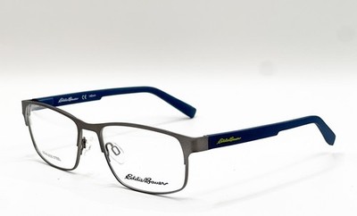 Eddie Bauer EB32018 GR Gray Rectangle Authentic Eyeglass Frames 54-17-140