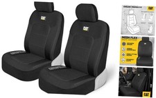 Cat MeshFlex Automotive Seat Covers for Cars Trucks and Black Front Seat Covers