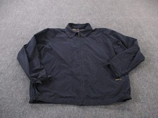 Barbour Jacket Mens XL Navy Blue Balcomie Coa...