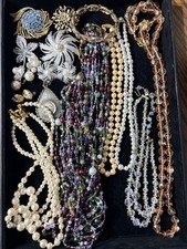 Vintage Costume Jewelry Mixed Lot Sarah Coventry, Joan Rivers 15 Pieces