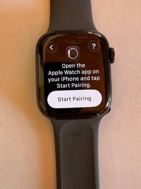 Apple Watch Series 7 Titanium Saphire Crystal Space Black Case GPS